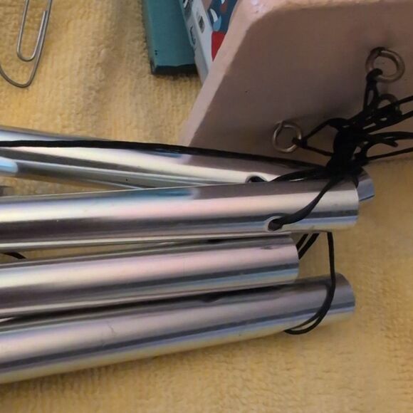 Vintage charming hand-painted lighthouse theme birdhouse wind chime Sailboat - Picture 11 of 11